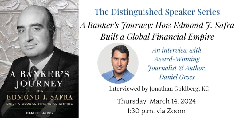 The Distinguished Speaker Series with Daniel Gross